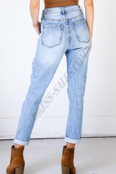 Jamie Distressed Mom Jeans ● Dress Up Sales - -5