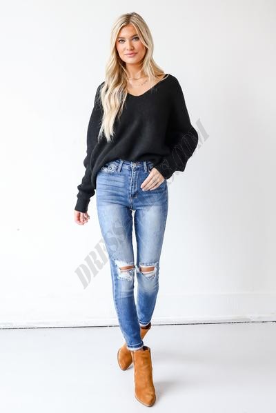 Delilah Distressed Skinny Jeans ● Dress Up Sales - -1