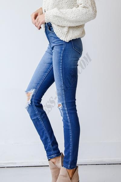 Bridget Distressed Skinny Jeans ● Dress Up Sales - -3