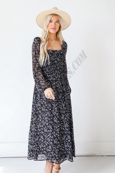 On Discount ● Sweet For The Season Floral Maxi Dress ● Dress Up - -5