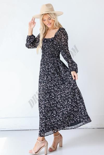 On Discount ● Sweet For The Season Floral Maxi Dress ● Dress Up - -1