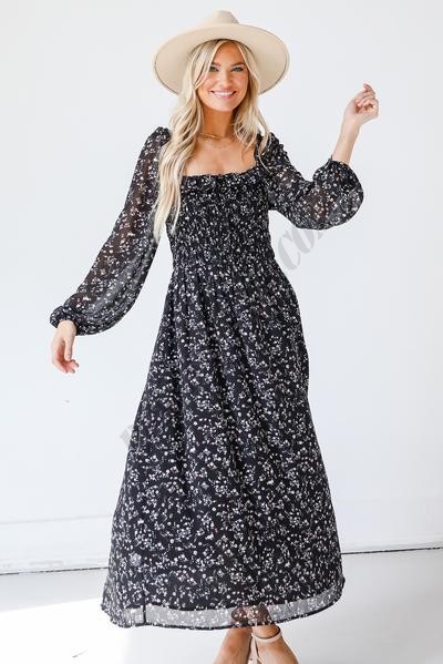On Discount ● Sweet For The Season Floral Maxi Dress ● Dress Up - -0