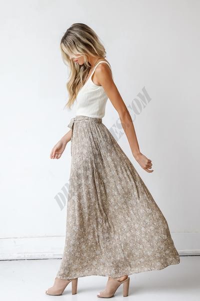 Let Love Bloom Floral Maxi Skirt ● Dress Up Sales - -6