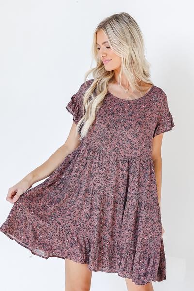On Discount ● In The Moment Floral Mini Dress ● Dress Up - -0