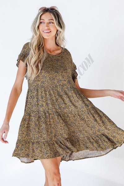 On Discount ● In The Moment Floral Mini Dress ● Dress Up - -1