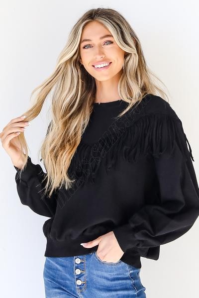 Times Are Changing Fringe Pullover ● Dress Up Sales - -0