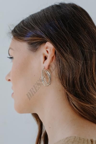 On Discount ● Carly Gold Statement Earrings ● Dress Up - -2