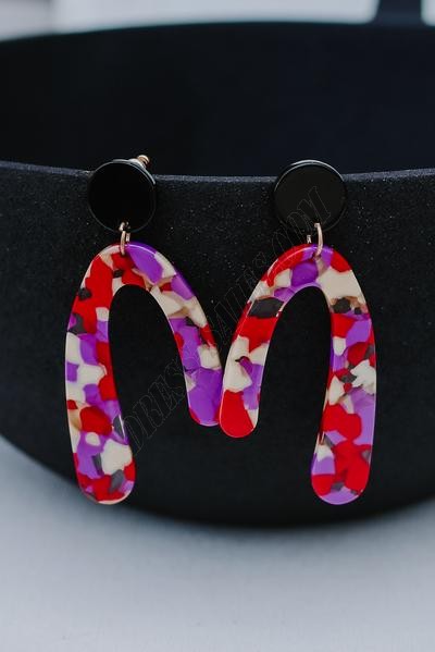 On Discount ● Cara Acrylic Statement Earrings ● Dress Up - -3