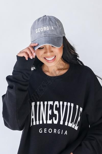 Georgia Embroidered Hat ● Dress Up Sales - -0