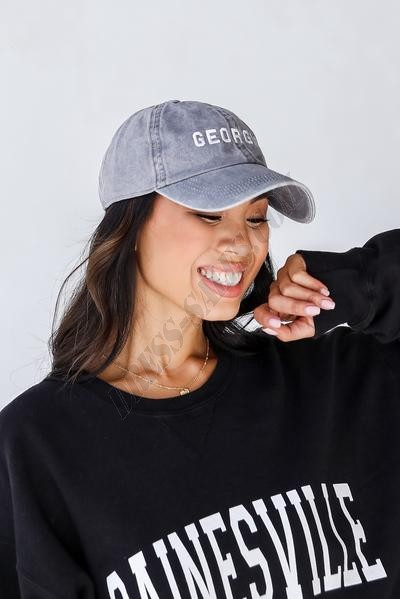 Georgia Embroidered Hat ● Dress Up Sales - -4
