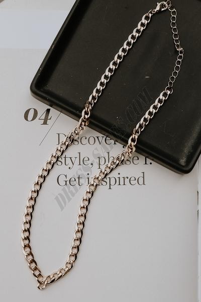 On Discount ● Ashton Gold Chain Necklace ● Dress Up - -1