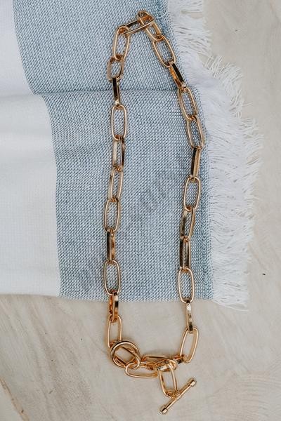 On Discount ● Kayla Gold Chain Necklace ● Dress Up - -0