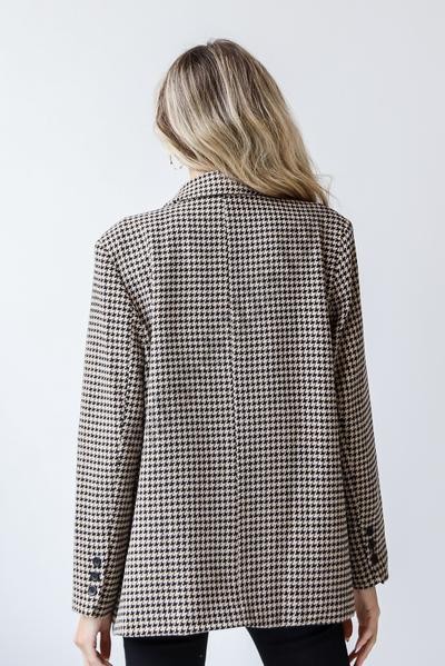 Miss Punctuality Houndstooth Blazer ● Dress Up Sales - -4