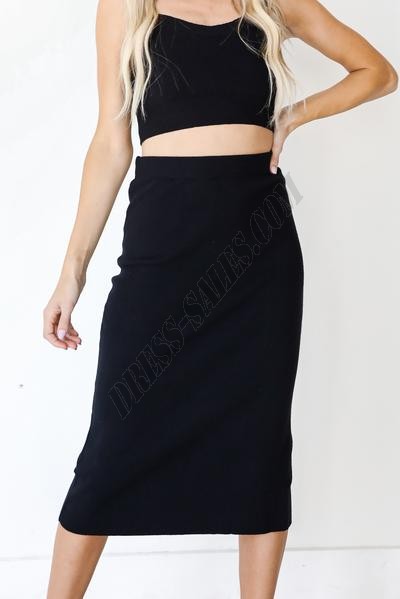 Everything Nice Knit Midi Skirt ● Dress Up Sales - -0