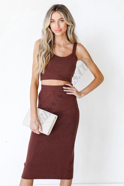 Everything Nice Knit Midi Skirt ● Dress Up Sales - -1