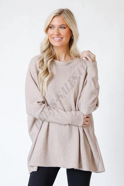 On Discount ● Perfectly Luxe Oversized Sweater ● Dress Up - -4