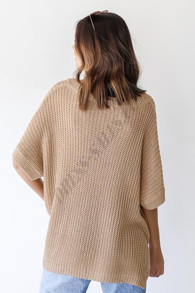 On Discount ● Loving Arms Loose Knit Sweater ● Dress Up - -5