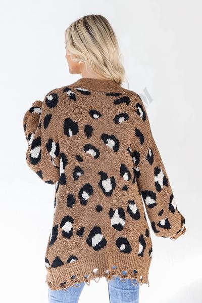 On Discount ● That Cozy Feeling Leopard Sweater Cardigan ● Dress Up - -4