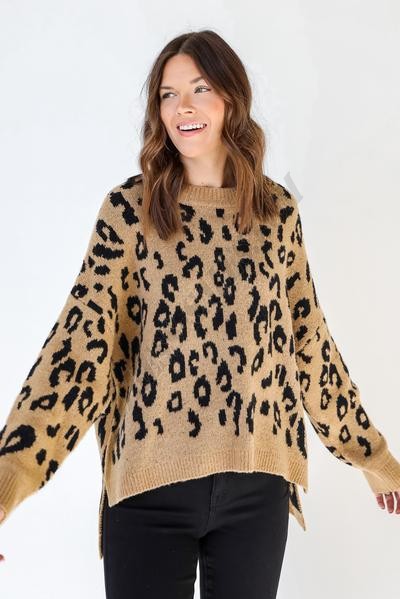 On Discount ● Wild And Cozy Leopard Sweater ● Dress Up - -3