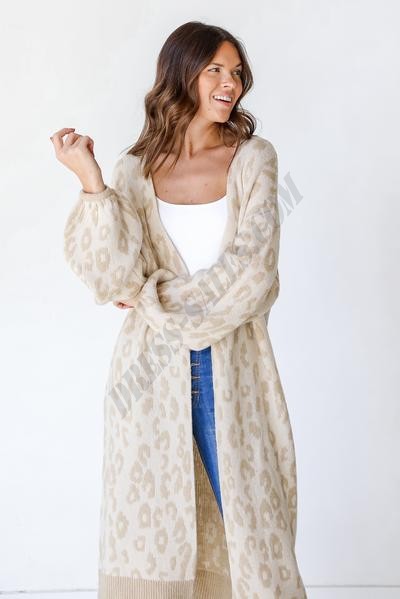 On Discount ● Wild Side Leopard Sweater Cardigan ● Dress Up - -5