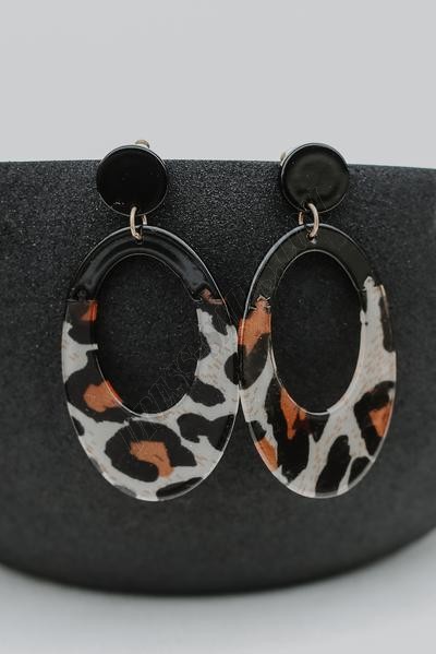 On Discount ● Jessie Leopard Statement Earrings ● Dress Up - -3
