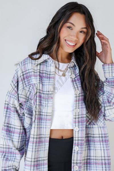 Whatever It Takes Plaid Shacket ● Dress Up Sales - -3