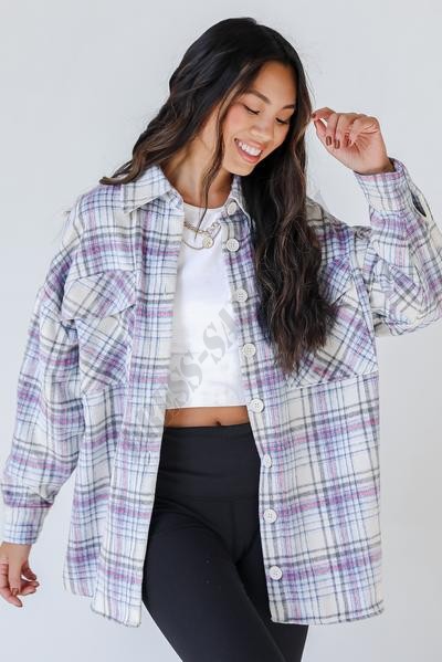 Whatever It Takes Plaid Shacket ● Dress Up Sales - -0