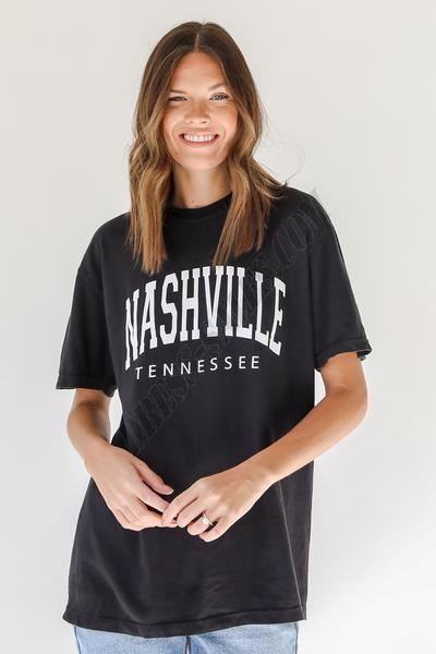 Black Nashville Tee ● Dress Up Sales - -2