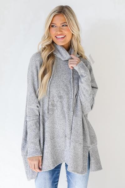 Emily Oversized Cowl Neck Sweater ● Dress Up Sales - -7