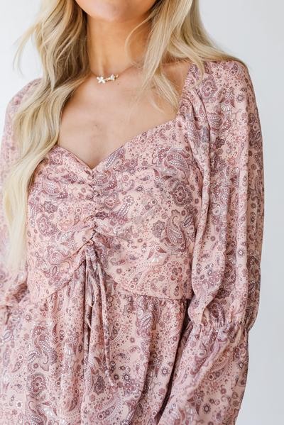 On Discount ● Best Of Blooms Paisley Blouse ● Dress Up - -4