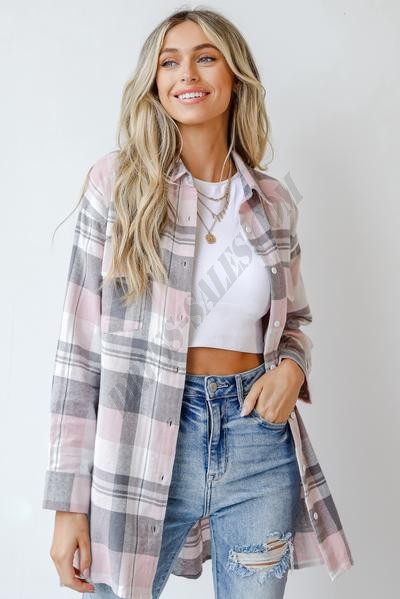 On Discount ● Plaid Times Oversized Flannel ● Dress Up - -0
