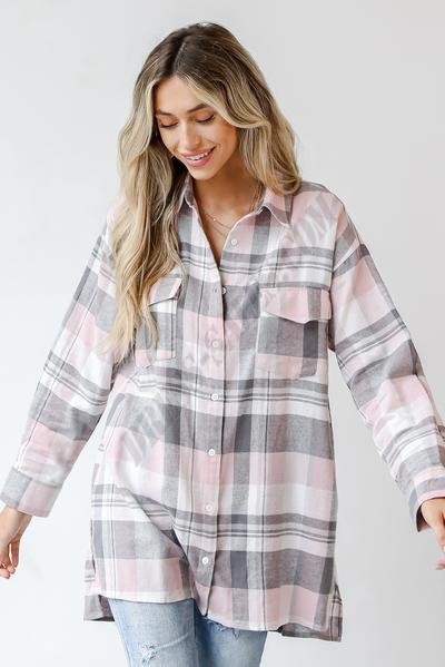 On Discount ● Plaid Times Oversized Flannel ● Dress Up - -2