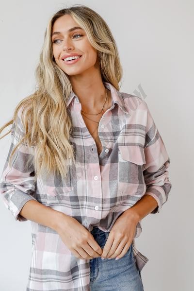 On Discount ● Plaid Times Oversized Flannel ● Dress Up - -5