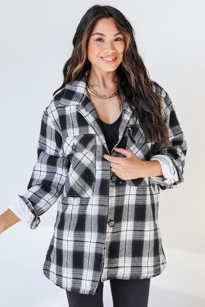 Cozy On By Sherpa Shacket ● Dress Up Sales - -10
