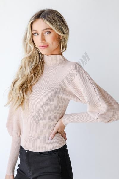 On Discount ● Just Your Type Puff Sleeve Sweater ● Dress Up - -2