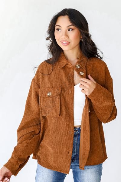 Ready For Anything Corduroy Shacket ● Dress Up Sales - -10
