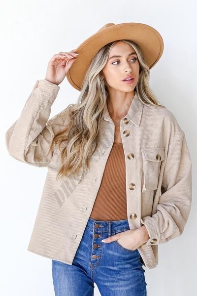 Ready For Anything Corduroy Shacket ● Dress Up Sales - -0
