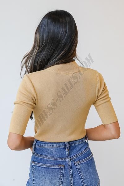 On Discount ● Bring It Back Mock Neck Sweater Top ● Dress Up - -9