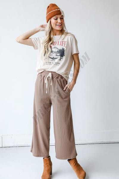 Ready To Relax Culotte Pants ● Dress Up Sales - -5