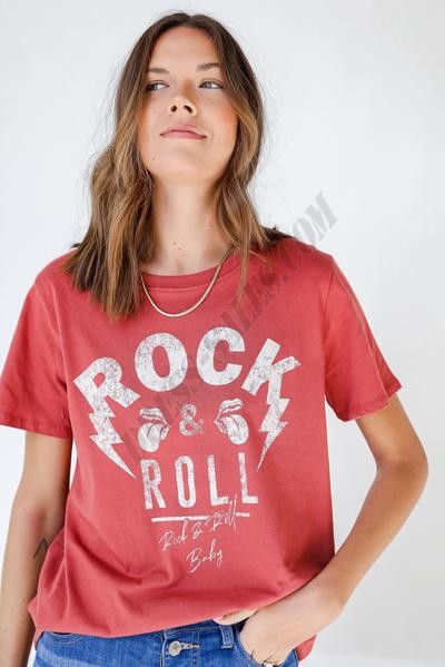 Rock & Roll Oversized Graphic Tee ● Dress Up Sales - -4