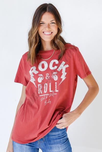 Rock & Roll Oversized Graphic Tee ● Dress Up Sales - -0
