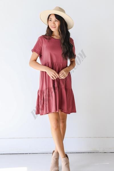 On Discount ● Feeling Cute Tiered Babydoll Dress ● Dress Up - -3