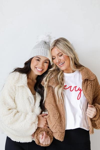 Cozy For Yourself Sherpa Jacket ● Dress Up Sales - -0