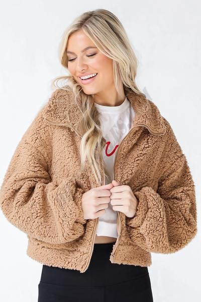 Cozy For Yourself Sherpa Jacket ● Dress Up Sales - -7