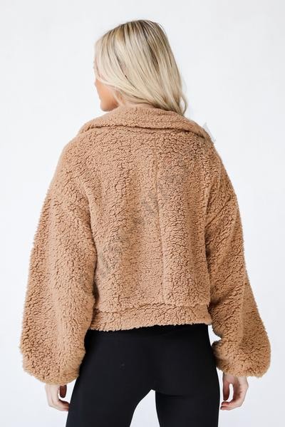 Cozy For Yourself Sherpa Jacket ● Dress Up Sales - -9