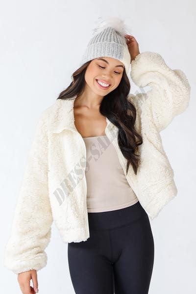 Cozy For Yourself Sherpa Jacket ● Dress Up Sales - -2