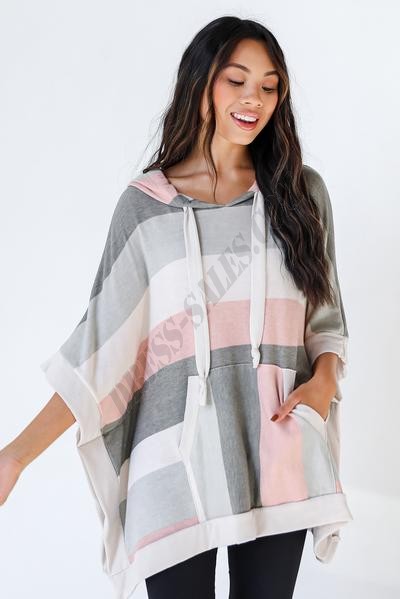 Perfect Mix Striped Hoodie ● Dress Up Sales - -0