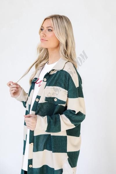 On Discount ● Snug As Can Be Striped Shacket ● Dress Up - -4