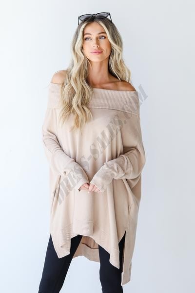 On Discount ● So Natural Brushed Knit Tunic ● Dress Up - -3
