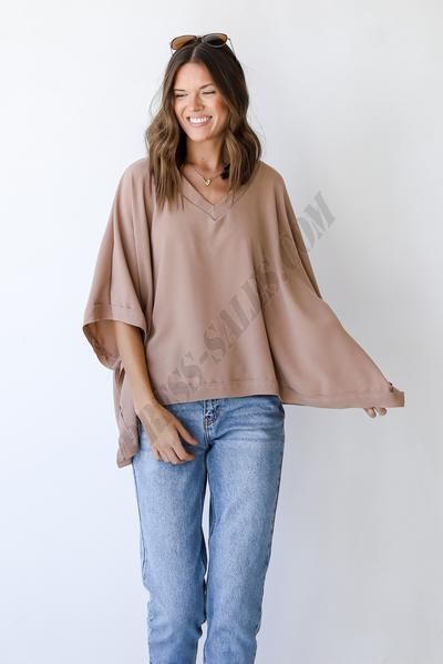Go The Extra Mile Oversized Blouse ● Dress Up Sales - -3